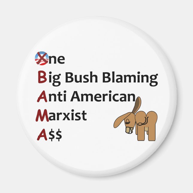 AntiObama Magnet (Framsidan)