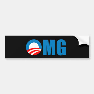 AntiObama OMG Bildekal