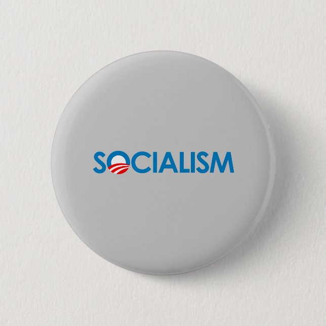 AntiObama - Socialism Knapp (Framsida)
