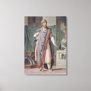 Antiochus dräkt för "Berenice" vid Jean Racine, Canvastryck