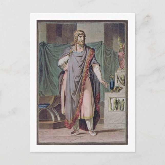 Antiochus, Jean Racines kostym för "Berenice", Vykort (Framsida)