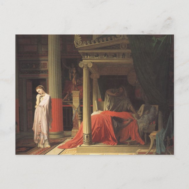 Antiochus och Stratonice Vykort (Framsida)