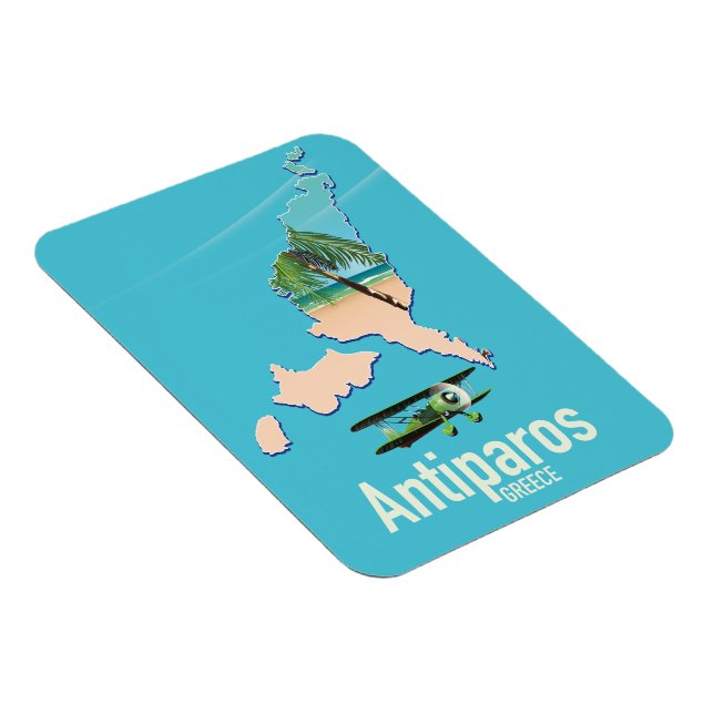 Antiparos Grekland reskarta Magnet (Högersidan)