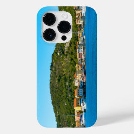 Antipaxos hamn kusten