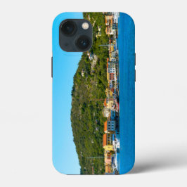 Antipaxos hamn kusten