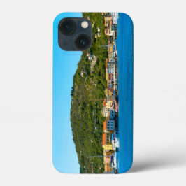 Antipaxos hamn kusten