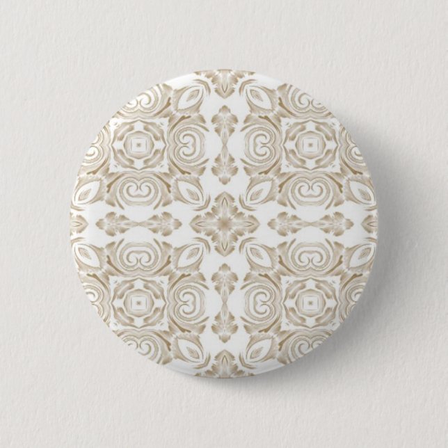 Antiqubeige blommigt knapp (Framsida)