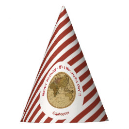 Antique 1786 Östra Hemisphere Karta Temaparty
