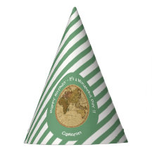 Antique 1786 Östra Hemisphere Karta Temaparty