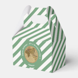 Antique 1786 Östra Hemisphere Karta Temaparty Presentaskar