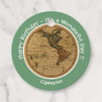 Antique 1786 Westerna Hemisphere Karta Temaparty
