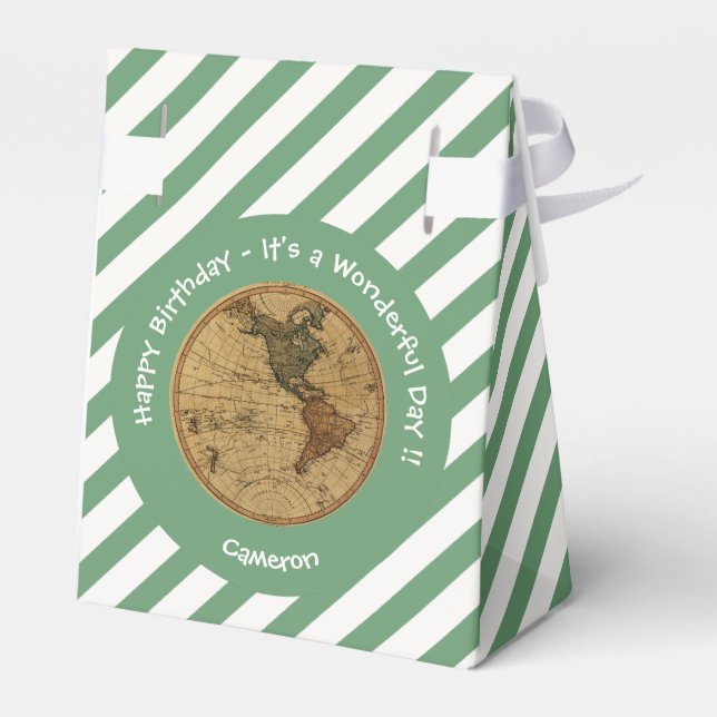 Antique 1786 Westerna Hemisphere Karta Temaparty Presentaskar (Baksidan Sidan)