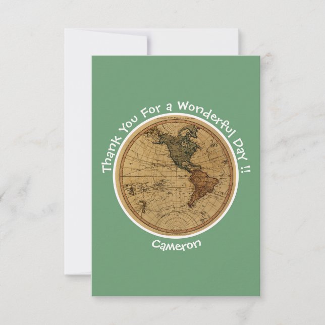 Antique 1786 Westerna Hemisphere Karta Temaparty Tack Kort (Framsida)