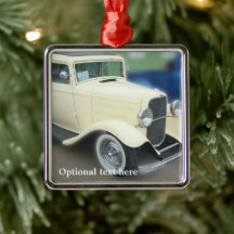 Antique 1920s Car Metall Ornament