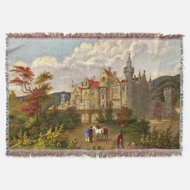 antique Abbotsford House-utskrift Filt (Framsidan)