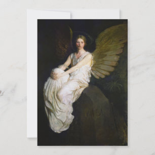 Antique Abbott Handerson Thayer Angel Painting Julkort