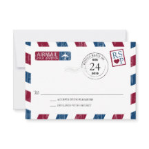 Antique Airmail Bröllop OSA