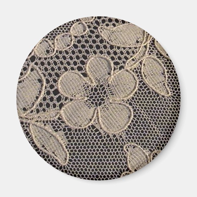 Antique Alencon Snöre Magnet (Framsidan)
