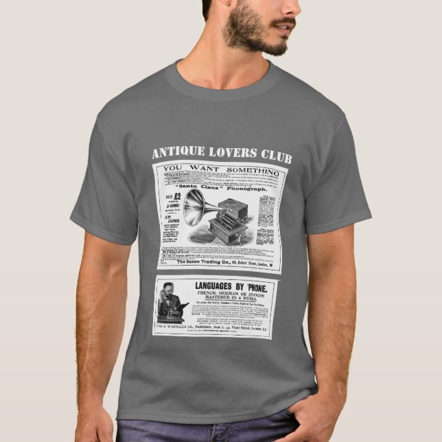Antique Älskare Klubb Tee (Framsida)