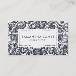 Antique Angel Cherub - konst. Visitkort