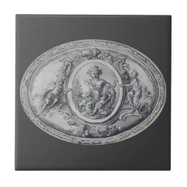 Antique Änglar och Gods Grekiska Roman Art Kakelplatta