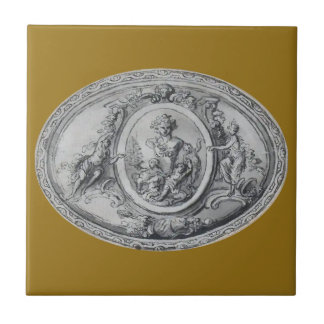 Antique Änglar och Gods Grekiska Roman Art Kakelplatta