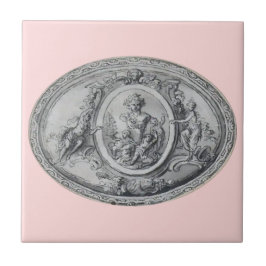 Antique Änglar och Gods Grekiska Roman Art Kakelplatta