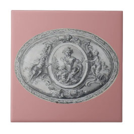 Antique Änglar och Gods Grekiska Roman Art Kakelplatta