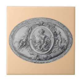 Antique Änglar och Gods Grekiska Roman Art Kakelplatta