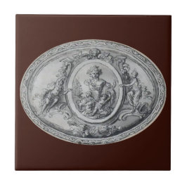 Antique Änglar och Gods Grekiska Roman Art Kakelplatta