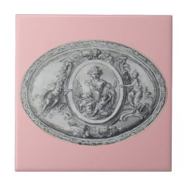 Antique Änglar och Gods Grekiska Roman Art Kakelplatta