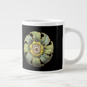 Antique Architectural Rosette nr 1 Jumbo Mugg