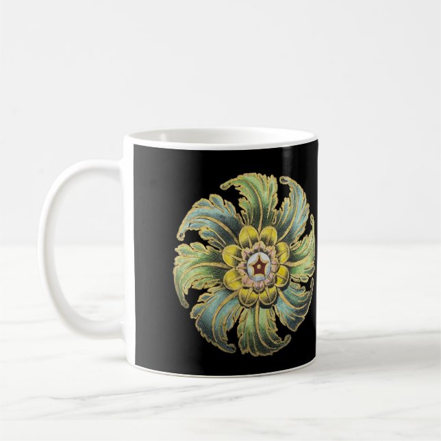 Antique Architectural Rosette nr 1 Kaffemugg (Vänster)