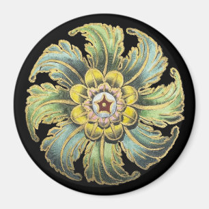 Antique Architectural Rosette nr 1 Magnet