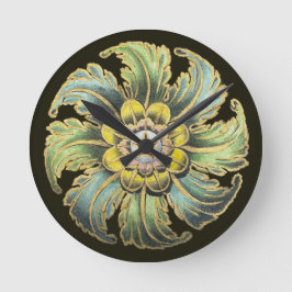 Antique Architectural Rosette nr 1 Rund Klocka