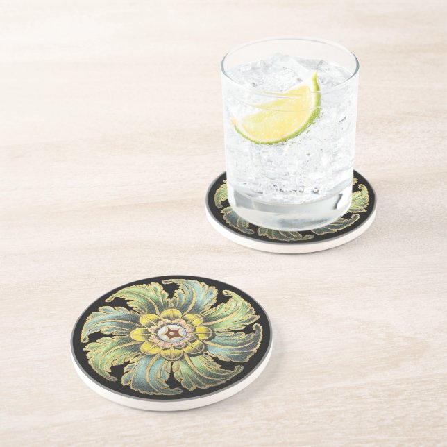 Antique Architectural Rosette nr 1 Underlägg (Sidan)