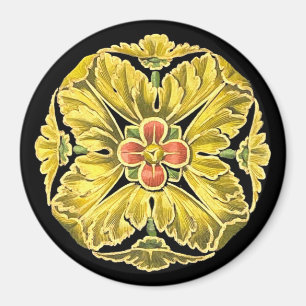 Antique Architectural Rosette nr 3 Magnet