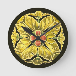 Antique Architectural Rosette nr 3 Rund Klocka