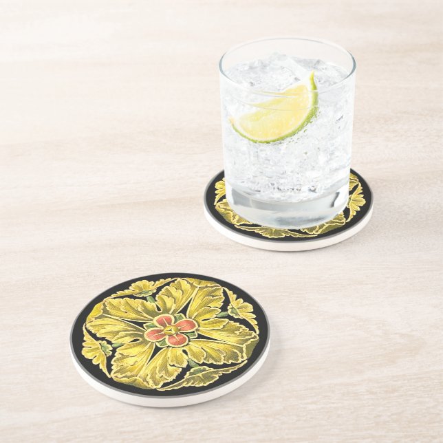 Antique Architectural Rosette nr 3 Underlägg (Sidan)