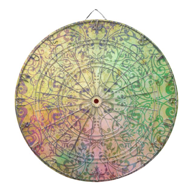 Antique ARTs Ornament Mönster för designen Piltavla (Framsidan)