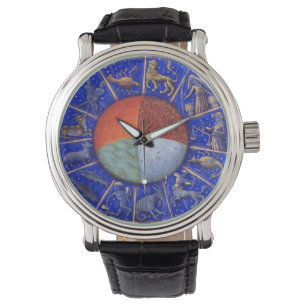 ANTIQUE ASTROLOGY,ZODIACAL SIGNS OCH FYRA INSLAG ARMBANDSUR