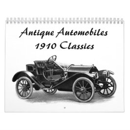 Antique Automobiles - 1910 Classic Auto Design Kalender