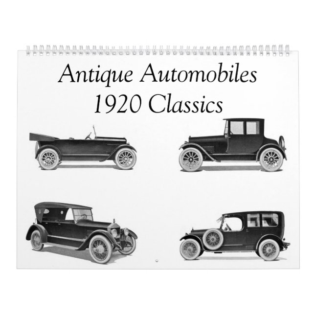 Antique Automobliles 1920 Classics - Classic Auto Kalender (Omslag)