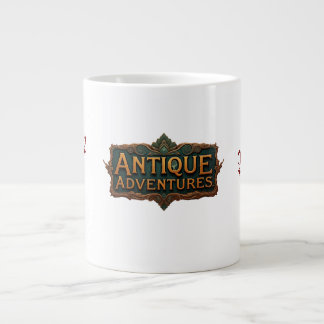Antique Äventyr Typography Art Timless - Jumbo Mugg
