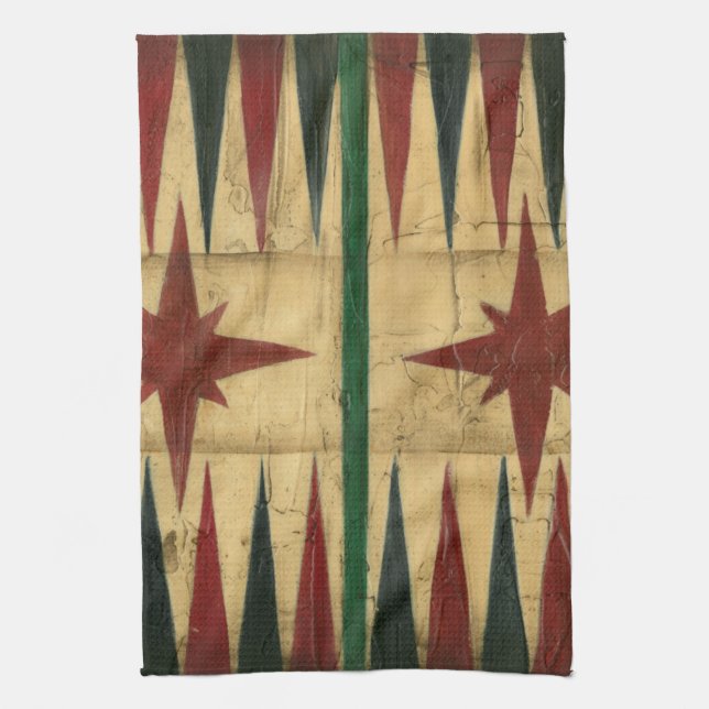 Antique Backgammon Game Board av Ethan Harper Kökshandduk (Vertikal)