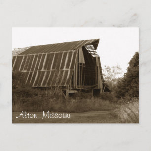 Antique Barn in Missouri Vykort