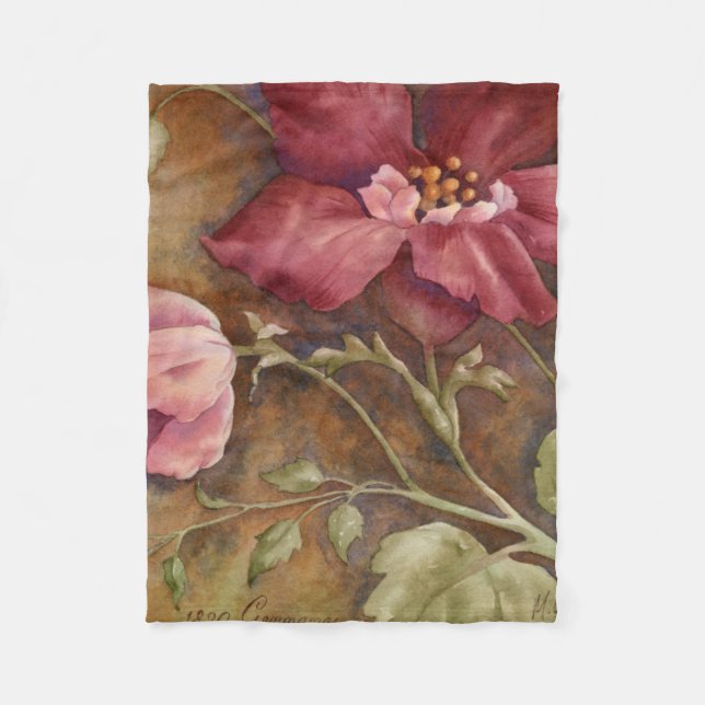 Antique Beauties I Fleecefilt (Framsidan)