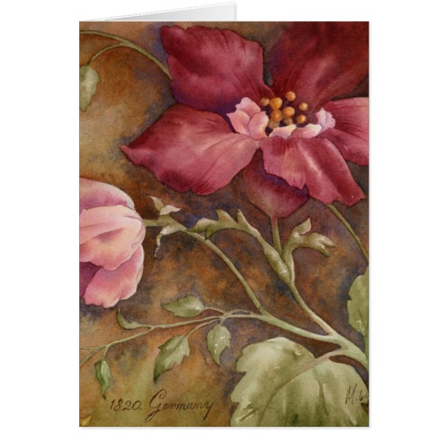 Antique Beauties I Hälsningskort (Framsidan)