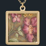 Antique Beauties II Guldpläterat Halsband<br><div class="desc">Blommigt</div>