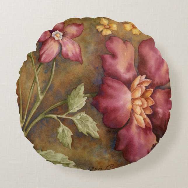 Antique Beauties II Rund Kudde (Framsidan)